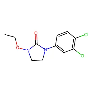 1-(3,4-dichlorophenyl)-3-ethoxyimidazolidin-2-one structure