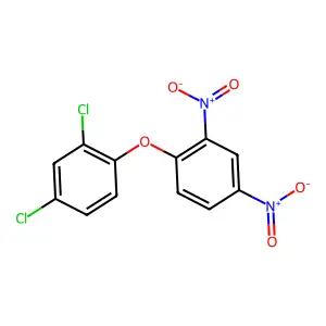 1-(2,4-dichlorophenoxy)-2,4-dinitrobenzene structure