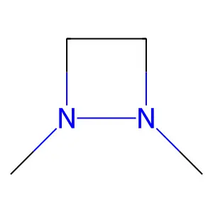 1,2-Diazetidine, 1,2-dimethyl- structure