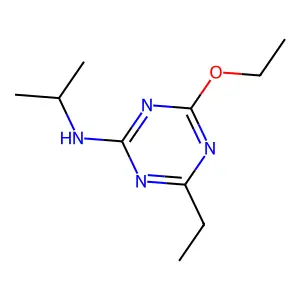 1,3,5-Triazin-2-amine, 4-ethoxy-6-ethyl-N-(1-methylethyl)- structure
