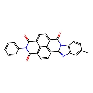 10-methyl-2-phenylbenzimidazo[2,1-b]benzo[lmn][3,8]phenanthroline-1,3,6(2H)-trione structure