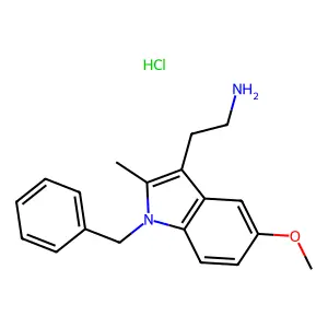 Benanserin hydrochloride structure
