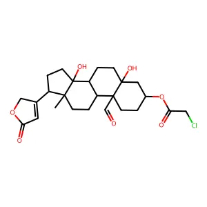 Strophanthidin-3-chloroacetate structure
