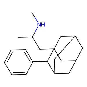 1-(2-Phenyladamant-1-yl)-2-methylaminopropane structure