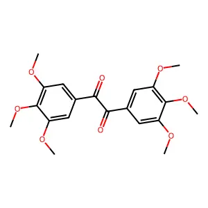 1,2-bis(3,4,5-trimethoxyphenyl)ethane-1,2-dione structure