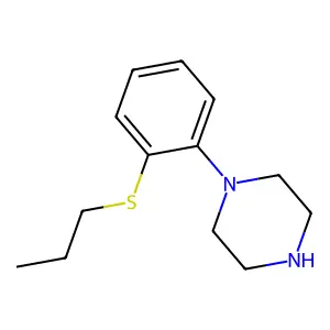 1-(2-propylsulfanylphenyl)piperazine structure