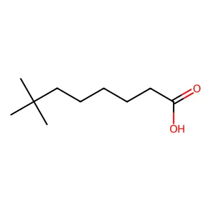 tert-DECANOIC ACID structure