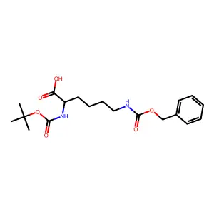 Nalpha-(T-BUTOXYCARBONYL)-N-EPS-(CARBOB& structure
