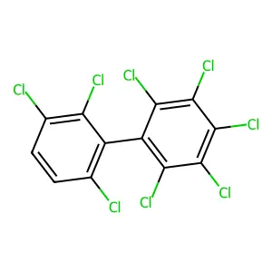 2,2',3,3',4,5,6,6'-OCTACHLOROBIPHENYL structure
