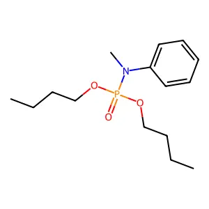 Dibutyl methylphenylphosphoramidate structure