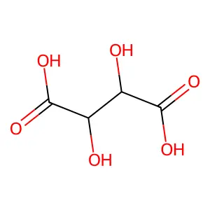 Compound C4H6O6 structure