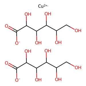 Copper gluconate structure
