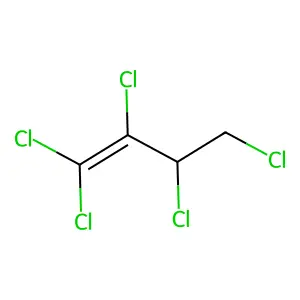 1,1,2,3,4-pentachlorobut-1-ene structure