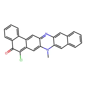 11-chloro-15-methyl-15,26-diazahexacyclo[12.12.0.03,12.04,9.016,25.018,23]hexacosa-1(26),2,4,6,8,11,13,16,18,20,22,24-dodecaen-10-one structure
