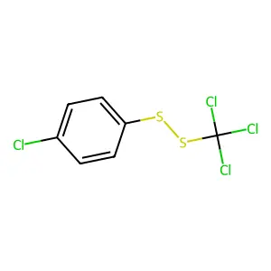 DISULFIDE, p-CHLOROPHENYL TRICHLOROMETHYL structure