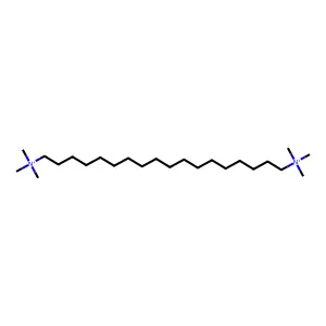 1,18-Octadecanediaminium, N,N,N,N',N',N'-hexamethyl- structure