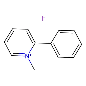 PICOLINIUM, 2-PHENYL-, IODIDE structure