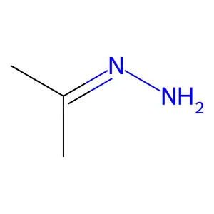 Acetone hydrazone structure