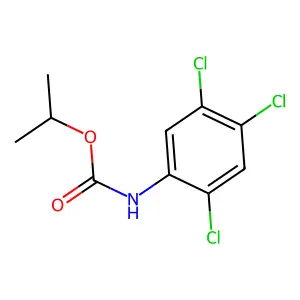 ISOPROPYL N-(2,4,5-TRICHLOROPHENYL)CARBAMATE structure
