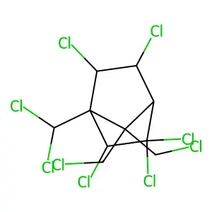 Toxaphene toxicant C structure