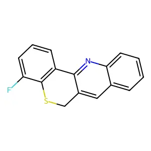 Compound C16H10FNS structure