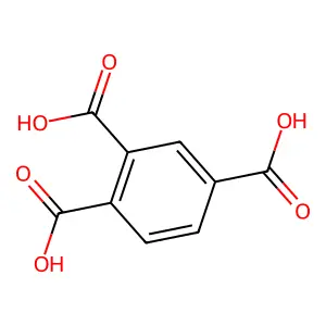 1,2,4-Benzenetricarboxylic acid structure
