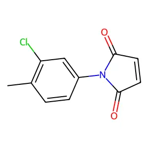1-(3-chloro-4-methylphenyl)-2,5-dihydro-1H-pyrrole-2,5-dione structure