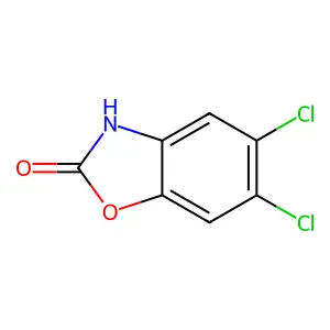 5,6-dichloro-3H-1,3-benzoxazol-2-one structure
