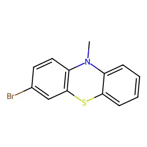10H-phenothiazine, 3-bromo-10-methyl- structure