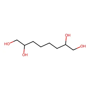 1,2,7,8-Octanetetrol structure