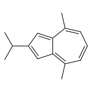 Vetivazulene structure