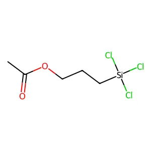 3-(Trichlorosilyl)propyl acetate structure