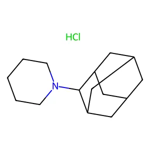 Piperidine, 1-(2-adamantyl)-, hydrochloride structure
