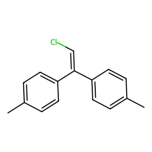 1-[2-chloro-1-(4-methylphenyl)ethenyl]-4-methylbenzene structure