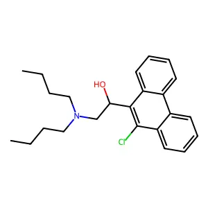 1-(10-chlorophenanthren-9-yl)-2-(dibutylamino)ethanol structure