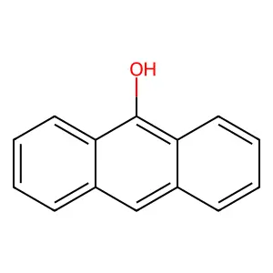 anthracen-9-ol structure
