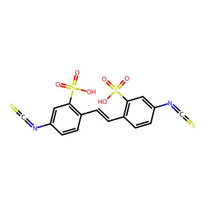 Compound C16H10N2O6S4 structure
