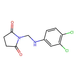 1-[(3,4-Dichloro-phenylamino)-methyl]-pyrrolidine-2,5-dione structure