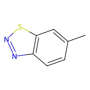 1,2,3-Benzothiadiazole, 6-methyl- structure