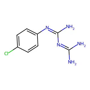 4-Chlorophenylbiguanide structure
