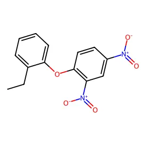 1-(2-Ethylphenoxy)-2,4-dinitrobenzene structure