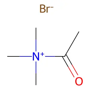 ACETYLTRIMETHYLAMMONIUM BROMIDE structure