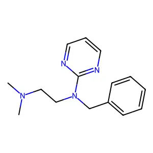 N'-benzyl-N,N-dimethyl-N'-pyrimidin-2-ylethane-1,2-diamine structure