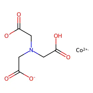 COBALT (2+) NTA structure