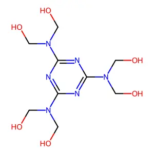 Hexamethylolmelamine structure