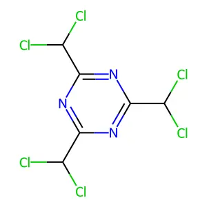 Compound C6H3Cl6N3 structure