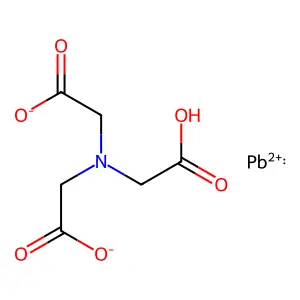 Lead nitrilotriacetate structure