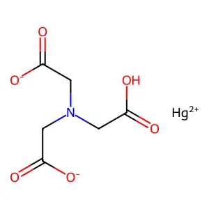 Mercury(2+) NTA structure
