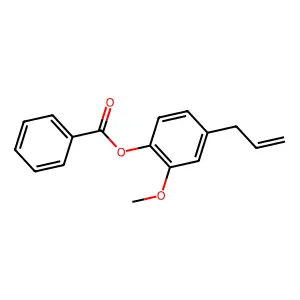 Eugenyl benzoate structure
