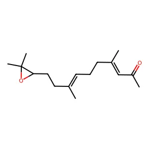 10-(3,3-dimethyloxiran-2-yl)-4,8-dimethyldeca-3,7-dien-2-one structure